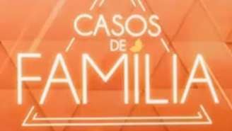 Logo antigo do "Casos de Família"