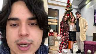 Igor Camargo passou o natal ao lado de Zilu e a esposa