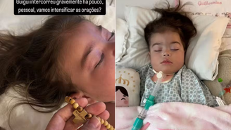 Letícia Cazarré pede orações para a filha, Maria Guilhermina: 'Gravemente'