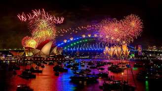 Imagem de fogos de artifíciocode freebet gratuitSidney, na Austrália. 