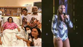 Preta Gil com a família e Ivete Sangalo