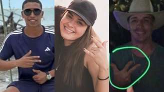 Jovens fazem gestos confundidos com símbolos de facções criminosas