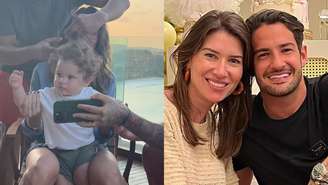 Rebeca Abravanel enfrenta ‘missão’ ao cortar o cabelo do filho com Alexandre Pato