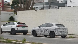 Novo Volkswagen Tera é flagrado com Nivus GTS antes do lançamento