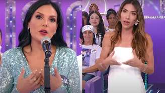 Márcia Dantas e Patrícia Abravanel no Programa Silvio Santos