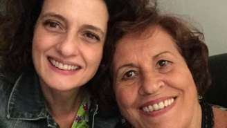 Denise Fraga e a mãe