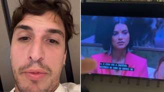 Felipe Prior reagindo ao documentário do BBB