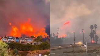 Incêndioblaze podpahLos Angeles ameaça atingir a Calçada da Fama