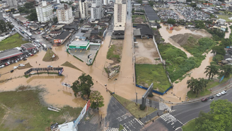 Vista aérea de Balneário Camboriú