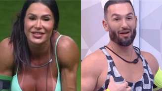 Gracyanne Barbosa e Diego Hypólito no 'BBB 25'