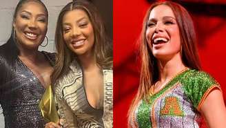 Fim da rixa entre as cantoras? Mãe de Ludmilla é vista em show de Anitta