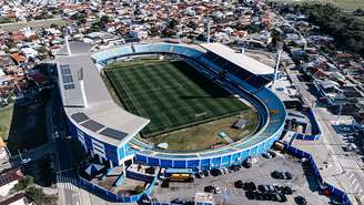 A Ressacada, estádio do Avaí. 