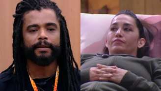 Diogo Almeida e Daniele Hypolito no 'BBB 25'