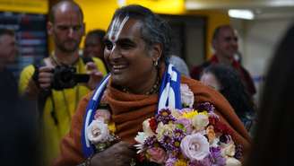 Paramahamsa Vishwananda abordou o momento que o mundo vive e contou como funciona sua conexão com o divino, além de ter falado sobre o Brasil