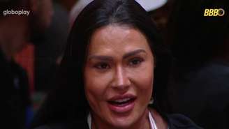 Punida em dinâmica do Big Fone, Gracyanne se revolta