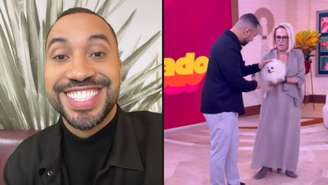 Gil do Vigor passa perrengue com o cachorro de Ana Maria Braga