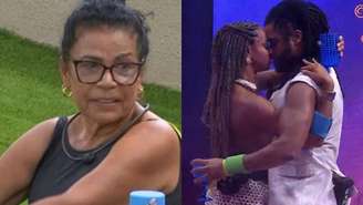 BBB25: Vai virar sogra? Vilma tem reação inesperada com beijo de Diogo e Aline