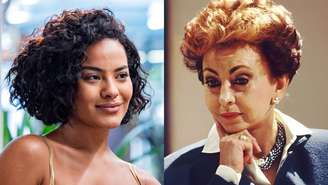 Bella Campos e Odete Roitman (Beatriz Segall) de Vale Tudo