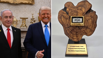 Netanyahu dá a Trump 'pager dourado' em suposta referência a ataque no Líbano