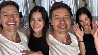 Emocionado, Rodrigo Faro anuncia superação do câncer de sua esposa: ‘Vera está curada’