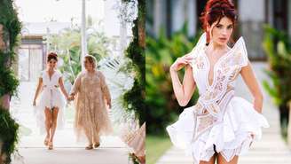 Gkay e Martha Medeiros em evento