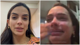 Jogadora de vôlei chora em live e acusa namorado de traição: 'Ele é um lixo'