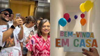 Preta Gil ganha festa para comemorar alta