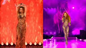 Melhores looks de Shakira no show