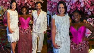 Michelle, Jojo e Augustin em festa