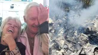 Avião cai em canaveal no interior de SP e mata casal de idosos