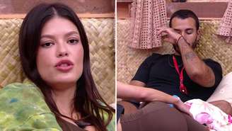 BBB 25: Vitória Strada e Mateus brigam após Prova do Anjo: 'Veio grandona'