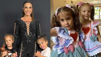 Ivete Sangalo e as filhas