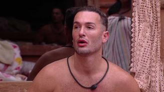 Diego Hypolito é escolhido como mais hipócrita da casa por Mateus