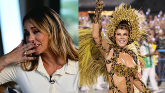 Paolla Oliveira se despede do posto de Rainha da Bateria da Grande Rio: 'Infelizmente'