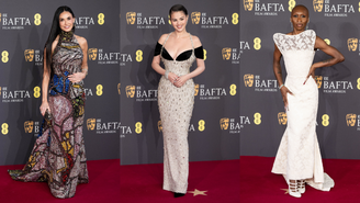 Demi Moore, Selena Gomez e Cynthia Erivo no BAFTA 2025