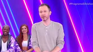 Tiago Leifert no Programa Silvio Santos