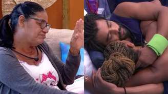 BBB25: Joselma se revolta com momento íntimo de Aline e Diogo: 'Fica ali'