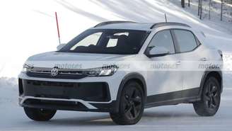 Flagra Volkswagen Tera sem camuflagram