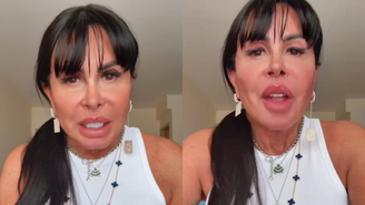 Gretchen rebate críticas por desfilar de tênis