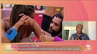 Douglas, irmão de Diogo Almeida, falou sobre o relacionamento do ator com Aline no BBB 25