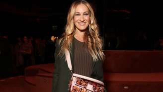 Sarah Jessica Parker no desfile da Fendi