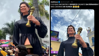 Web reage a boneco de Olinda da Fernanda Torres; veja as melhores