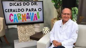 Alckmin faz post bem-humorado dando dicas para foliões curtirem o carnaval.