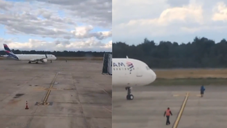 Homem tenta impedir decolagem de avião da Latam