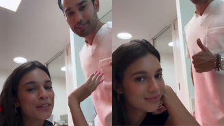 Alane Dias faz procedimento no bumbum após desfile