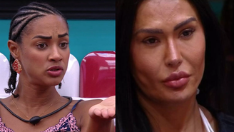 BBB 25: Aline fala sobre o rosto de Gracyanne Barbosa: 'Cara toda esticada'