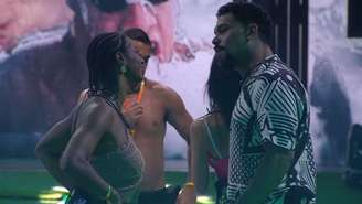 Aline e Vinicius no 'BBB 25'