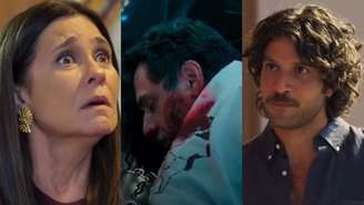 Mércia (Adriana Esteves), Molina (Rodrigo Lombardi) e Mavi (Chay Suede) de Mania de Você