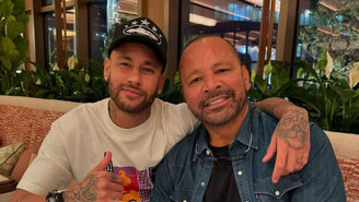 Neymar e o pai