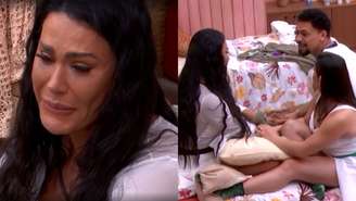 Gracyanne cai no choro e faz revelação